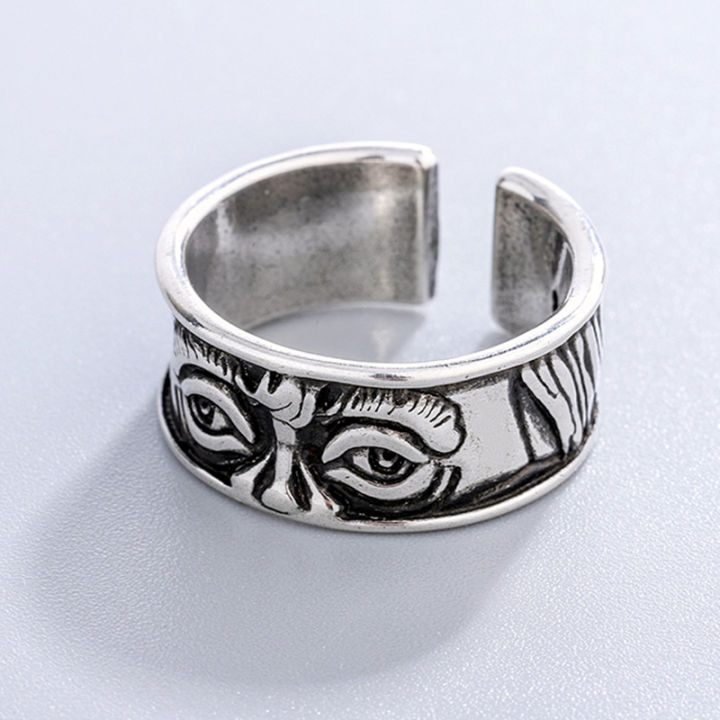 Angle Eye Rings 【Special offer】Personality Floating Carving Eye Ring Opening Fashion ...