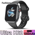 Fashions Luxury Watch Ultra K62 Men Women 1000mAh AMOLED 100+Sport Heart Rate HD Bluetooth Call GPS Track Waterproof Smart Watch For iOS Android. 
