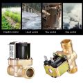 1/2 inch Ac 220V Normally Closed Brass Electric Solenoid Magnetic Valve for Water Control Chemical Liquid Industry Pumps. 