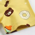 Cotton Short-Sleeved Jumpsuit for Baby Boys and Girls. 