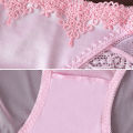 2m 8Colors Breathable Women Seamless Underwear Fashion Lace Silk Cotton Lace briefs Female. 