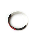 Supreme Two Tone White & Black Silicone Mens & Womens Unisex hand band Wristband Bracelet. 