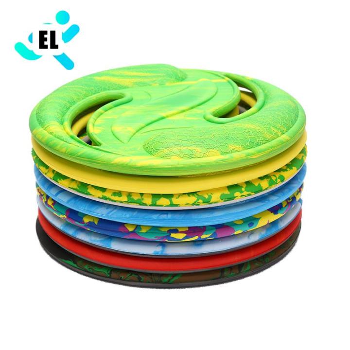 【Hot】 New EVA Colorful Flying Disc Water Sports Beach Flying Disc Outdoor Pet Training Toy Outdoor Sports High Quality