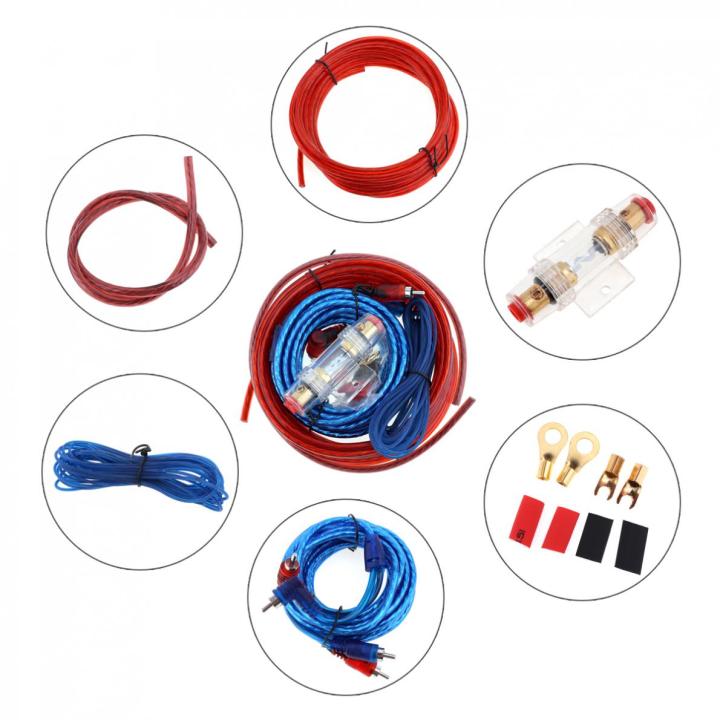 60%20AMP%20Fuse%20Holder%208GA%20Power%20Cable%20Subwoofer%20Speaker%20Car%20Audio%20Wire%20Wiring%20Amplifier%20Installation%20Wires%20Kit%20Amplificador%20Cable%20-%20Image%203