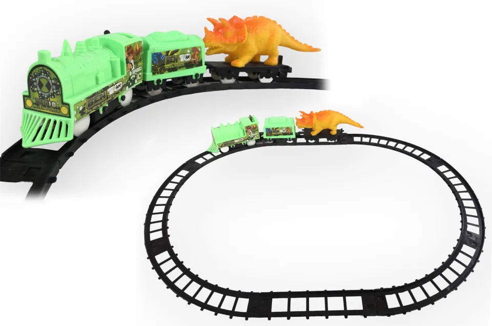 12 PCS Orbit Animal Carrier track Train Toy, Realistic Train Model