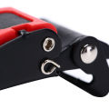 1 Piece Quick Release Helmet Strap Buckle Pull Buckles Black & Red. 