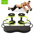 Revoflex Xtreme Abdominal Trainer Home Gym Home Workout Machine Revoflex Ab Wheel Home Gym - Green Ab Wheel Roller Sport Bodybuilding Revoflex Xtreme Dobule Wheels AB Roller Pull Rope Abdominal Trainer Gym Equipment Abs TrainerRevoflex. 