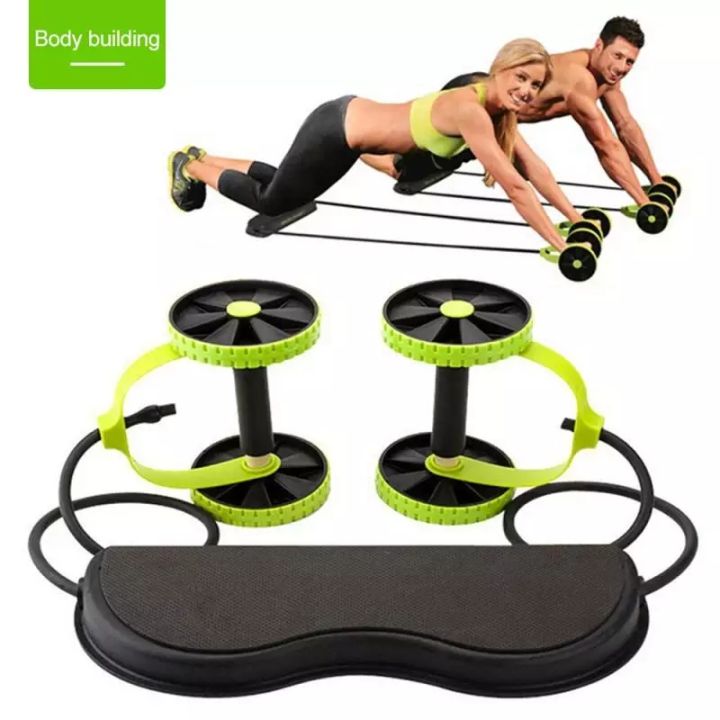 Revoflex%20Xtreme%20Abdominal%20Trainer%20Home%20Gym%20Machine%20Ab%20Wheel%20Roller%20Sport%20Bodybuilding%20Revoflex%20Xtreme%20Dobule%20Wheels%20AB%20Roller%20Pull%20Rope%20Abdominal%20Trainer%20Gym%20Equipment%20Abs%20Trainer%20-%20Image%208