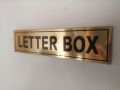 Signage Board-Letter Box. 