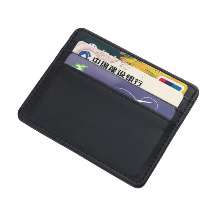 4-card%20Bank%20ID%20Container%20Protable%20Leather%20PU%20Meal%20Wallet%20Holder%20Multicolor%20Card%20-%20Image%208