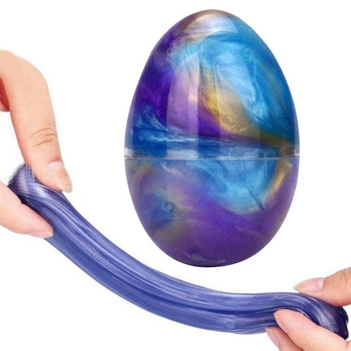 Galaxy Egg Slime Sensory Squeeze Toy Anti Stress Squishy Fidget Toys Playdough Slime Clay Stress Relief Toys For Kids