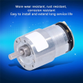 Electric Micro DC 12V Speed Reduction Gear Motor with Encoder Supporting Forward Reverse Movement. 