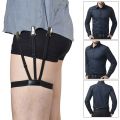 1pc Men'S Shirt Stays - Adjustable Elastic Shirt Straps, Invisible Shirt Holders, Suitable for Formal Occasions, Prevents Shirt Creases, Is an Ideal Gift for Workplace Me. 