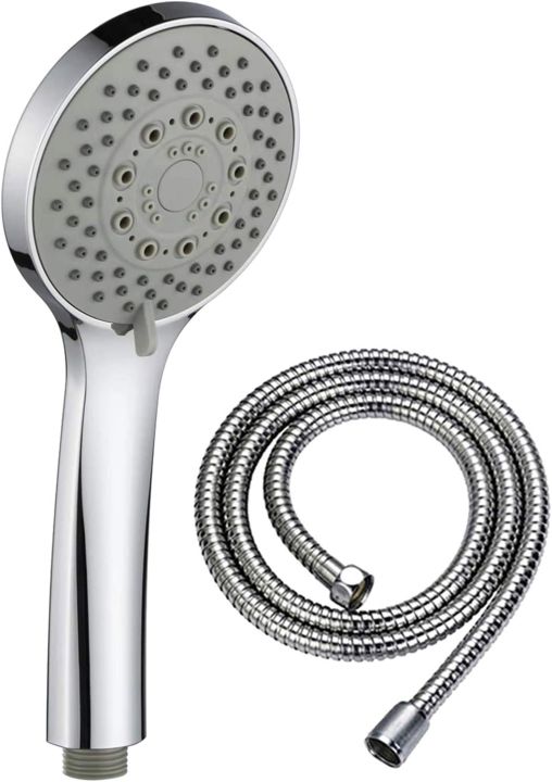 Handheld%20Shower%20Head%20with%205%20Spray%20Setting%20Modes,%20Water%20Saving%20Showerhead,%20Multi-Functions,%20Bathroom%20Accessories%20Chrome%20Plated%20Round%20Shower%20Heads%20-%20Image%203