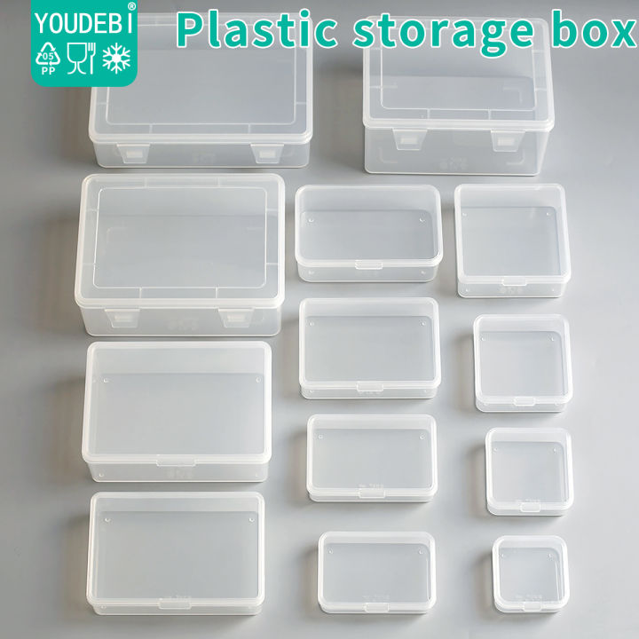 Pp Rounded Square Plastic Box Small rectangular and square storage boxes food grade polypropylene PP ...