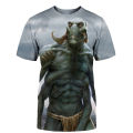 Science Fiction Film Alien Warrior 3d Printed T-shirt Summer Men Women Casual Short Sleeve T Shirts Oversized T Shirt Quality. 