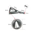 KOGEEK Stainless Steel Deburring External Chamfer Tool Remove Burr Repair Tool for Drill Bit. 