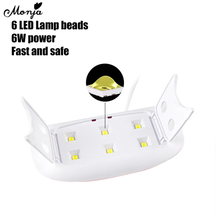Monja%206W%20Nail%20Art%20Dryer%20Led%20Uv%20Lamp%20Portable%20Micro%20Nail%20Art%20Uv%20Gel%20Varnish%20Curing%20Machine%20For%20Home%20Use%20Usb%20Charging%20Manicure%20Tool%20-%20Image%206