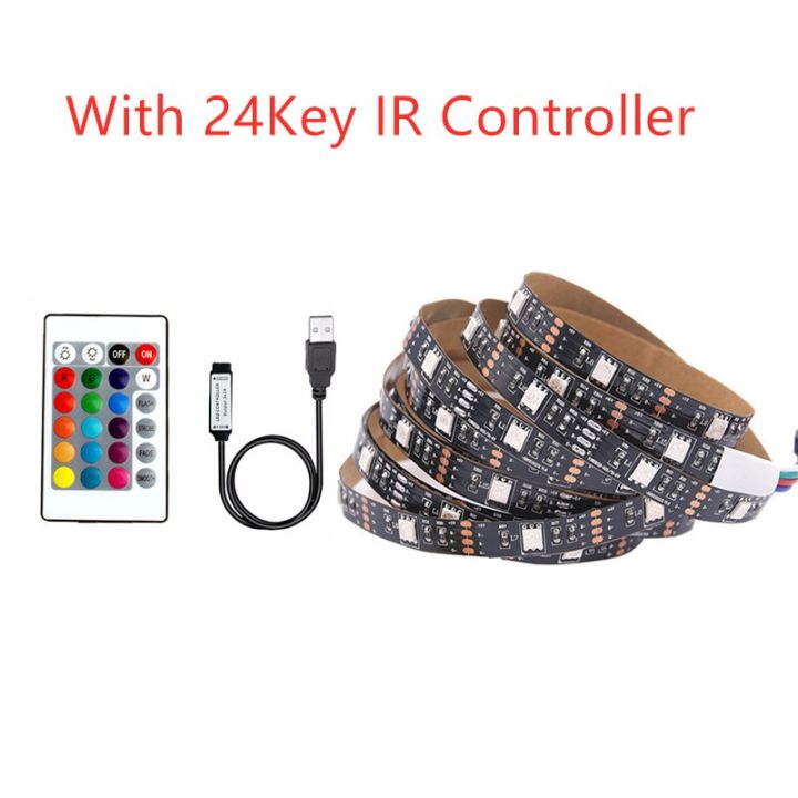 5m%20USB%20LED%20Strip%20Light%205V%20RGB%20Waterproof%20Black%20PCB%205050%20Led%20Strip%20Light%20Tape%20PC%20TV%20Backlight%20Remote%20Controller%2030Led/m%20-%20Image%209