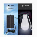 Outdoor Camping Led Lights Bulb Solar Panel Powered High Brightness Tent Lamp For Outdoor Indoor. 