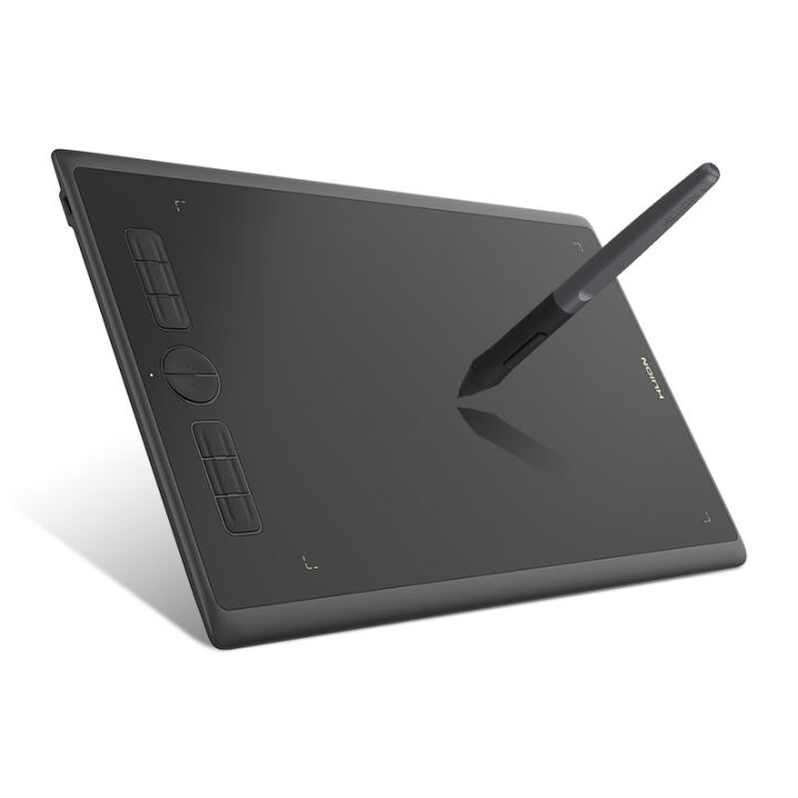 HUION H610X Graphics Tablet Drawing 8192 Levels Pressure Battery Free Pen Tablets Chromebook Android Supported 8 Shortcut Keys