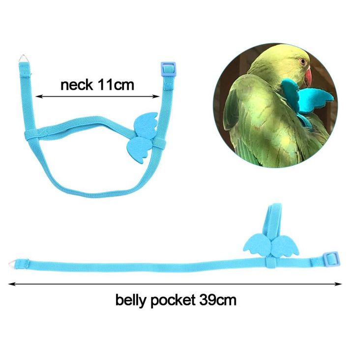 Budgie%20Adjustable%20Outdoor%20Flying%20Training%20For%20Small%20Medium%20Birds%20Bird%20Harness%20Bird%20Traction%20Belt%20Bird%20Nylon%20Flight%20Training%20Rope%20Bite%20-%20Image%203