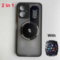 For Redmi Note 12 Pro Plus Graphene Heat Dissipation Case Note12 5G Breathable Cooling Back Cover + Rechargeable Mute Cooler. 