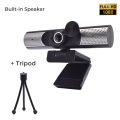 HXSJ 4K Ultra HD 1080P Webcam with Speacker Microphone Web Camera Full HD Acto Focus Webcam Webcam USB Camera Computer PC Webcam. 