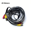5M/10M/20M/30M BNC+DC Connector 2 in 1 BNC CCTV Cable Coaxial Video Power AHD Cameras for AHD/TVI/CVI/CVBS Analog DVR System. 