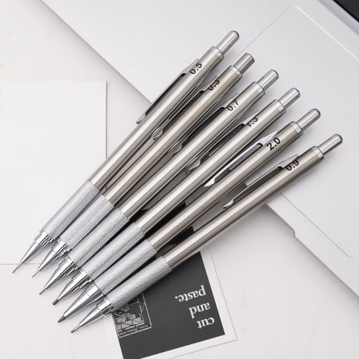 New%20High%20Quality%20Metal%20Mechanical%20Pencil%20Set%200.3/0.5/0.7/0.9/1.3/2.0mm%20Lead%20Refills%20Art%20Automatic%20Drafting%20Sketching%20Stationary%20Pencils%20Office%20School%20Supplies%20-%20Image%202
