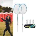 Badminton Racket Badminton Set with 6 Shuttlecocks Replacement Badminton Equipment Badminton Racquet for Beach Indoor Outdoor Exercise Games. 