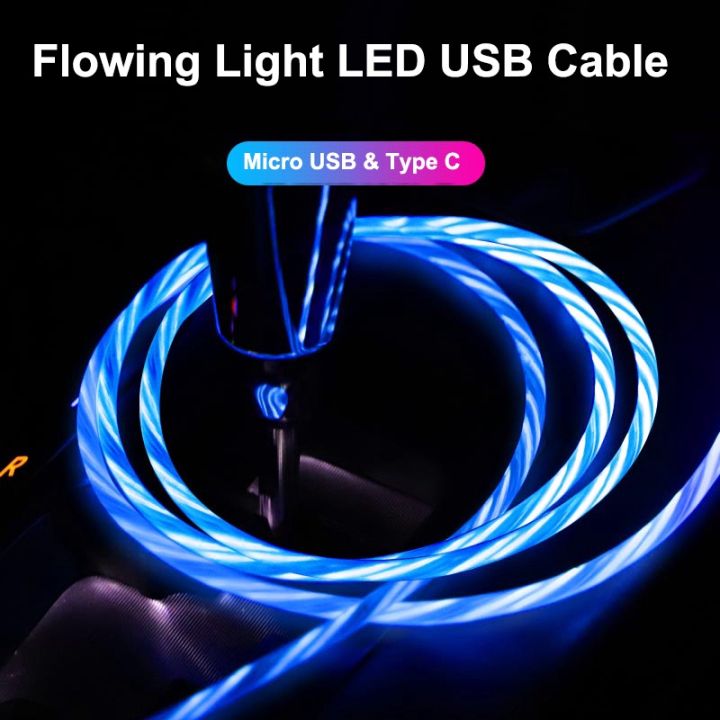 1M%20Flowing%20LED%20Light%20USB%20Type%20C%20&%20Micro%20Fast%20Charging%20Cable/Data%20Sync%20Line/And%20Charger%20Date%20Cables/For%20Huawei%20Samsung%20Xiaomi%20Vivo%20Android%20Phone%20-%20Image%202