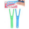 1Pc Floss Holder Flosser Teeth Cleaning Picks Handle Replaceable Pick Reusable Stick Tool Threader Braces Sticks. 