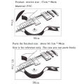 【BestGO】Creative Large Size Music Guitar Wall Sticker Music Room Bedroom Decoration Mural Art Decals Wallpaper Individuality Stickers. 