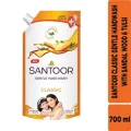 Santoor Gentle Handwash Classic (Essential Oils), 750 ml Pouch SAM. 