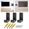 3 Pieces Console Host Wall Mount Bracket Controller Holder for Desk Shelf for. 