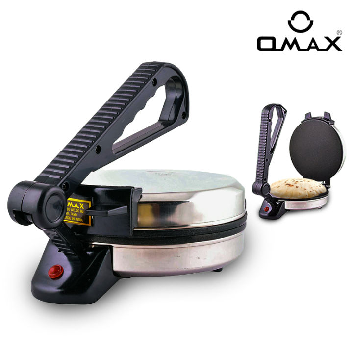 Omax%20Electric%20Roti%20&%20Chapathi%20Maker%20%E2%80%93%20Non-Stick%20Stainless%20Steel%20Flatbread%20Press%20for%20Roti,%20Paratha%20&%20Tortilla%20-%20Image%203