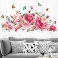 D400 High Quality Radium Large size creative colored flower home decoration decor decals for boys girls bedroom kitchen livingroom kids baby tv room without radium stars window poster mural water proof and removable birthday gift nursery wall stickers. 