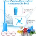 Universal Epoxy Resin Mixing Stick Cement Paint Mixer Attachment With Drill Chuck Reusable Latex Oil Paint Paint Stirring Rod Power Tool Accessories. 