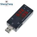 Digital Display USB Multifunction Tester 4V-30V Mini Current Voltage Charger Capacity Tester USB Doctor Power Bank Meter. 