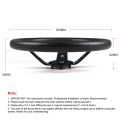 14inch 350mm Racing PU Leather Steering Wheel Aluminum Alloy Deep Corn Dish Sport Drifting Steering Wheels Universal（black）. 