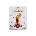 Number One Foil Balloon with Crown and 8 Balloons Set for Baby's 1st Birthday Decoration Combo for Birthday Party. 