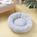 Dog Bed Round Washable Pets Bed Winter Warm Sleeping Plush Dog Kennel Cat Mats Puppy Cushion Mat Dog Cat beds for large dogs. 