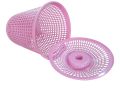 Baby Dust Bin + Lid NIPPON - Pink. 