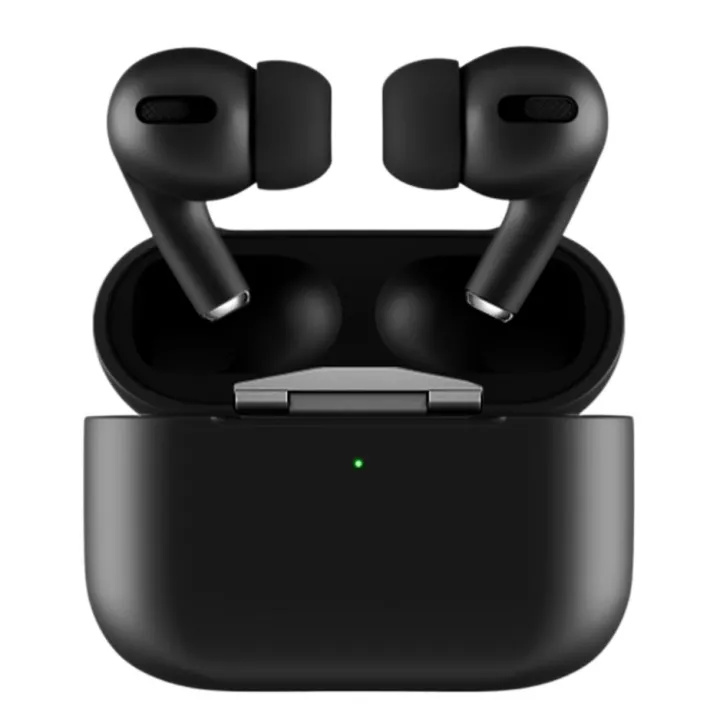 New Version Airpods Pro Bluetooth Wireless Earbuds 3 Full Set With Box - Black White TecZone LK