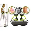 Revoflex Xtreme Abdominal Trainer Home Gym Home Workout Machine Revoflex Ab Wheel Home Gym - Green Ab Wheel Roller Sport Bodybuilding Revoflex Xtreme Dobule Wheels AB Roller Pull Rope Abdominal Trainer Gym Equipment Abs TrainerRevoflex. 