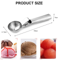 Premium Quality Ice Cream Scoop - Stainless Steel Dessert Scooper. 