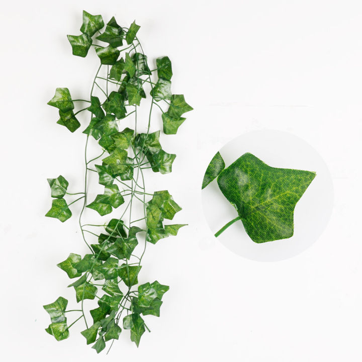 1/10%20Strings%20Green%20Artificial%20Lvy%20Hanging%20Vine%20Leaf%20Plant%20Leaves%20Garland%20Home%20Wall%20Decoration%20Foliage%20Hanging%20Plants%20-%20Image%209