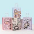 Labubu & Sanrio My Melody Kuromi Cinnamoroll Kawaii Gift Bags Reusable Party Bags for Birthday Candy Baking Cute Wrapping Paper Bag. 