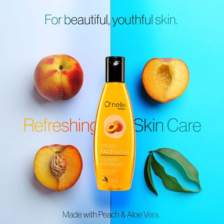 Onelle%20Naturals%20Peach%20Face%20Wash%20100ML%20-%20Image%202